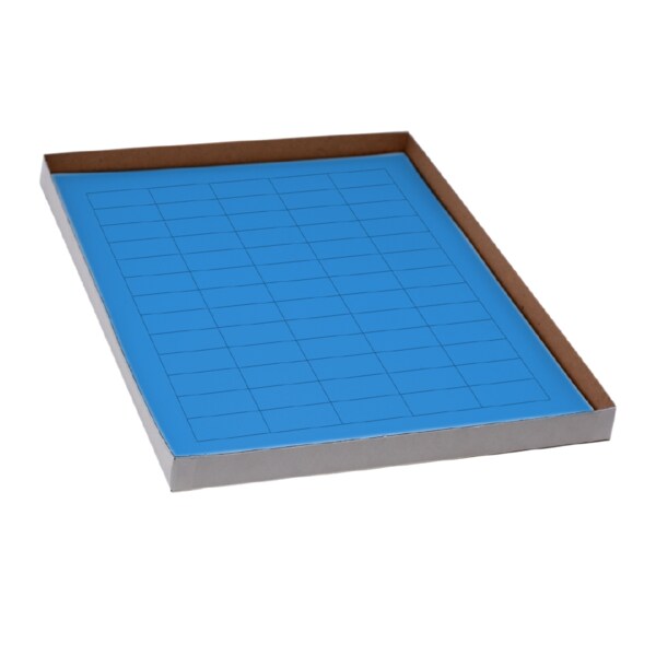 Cryo Label Laser Sheets  38x19mm for General Use Blue